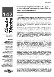 Thumbnail de Caracterização de plantas testadoras dos grupos de compatibilidade associadas ao polimorfismo do gene S em Coffea canephora.