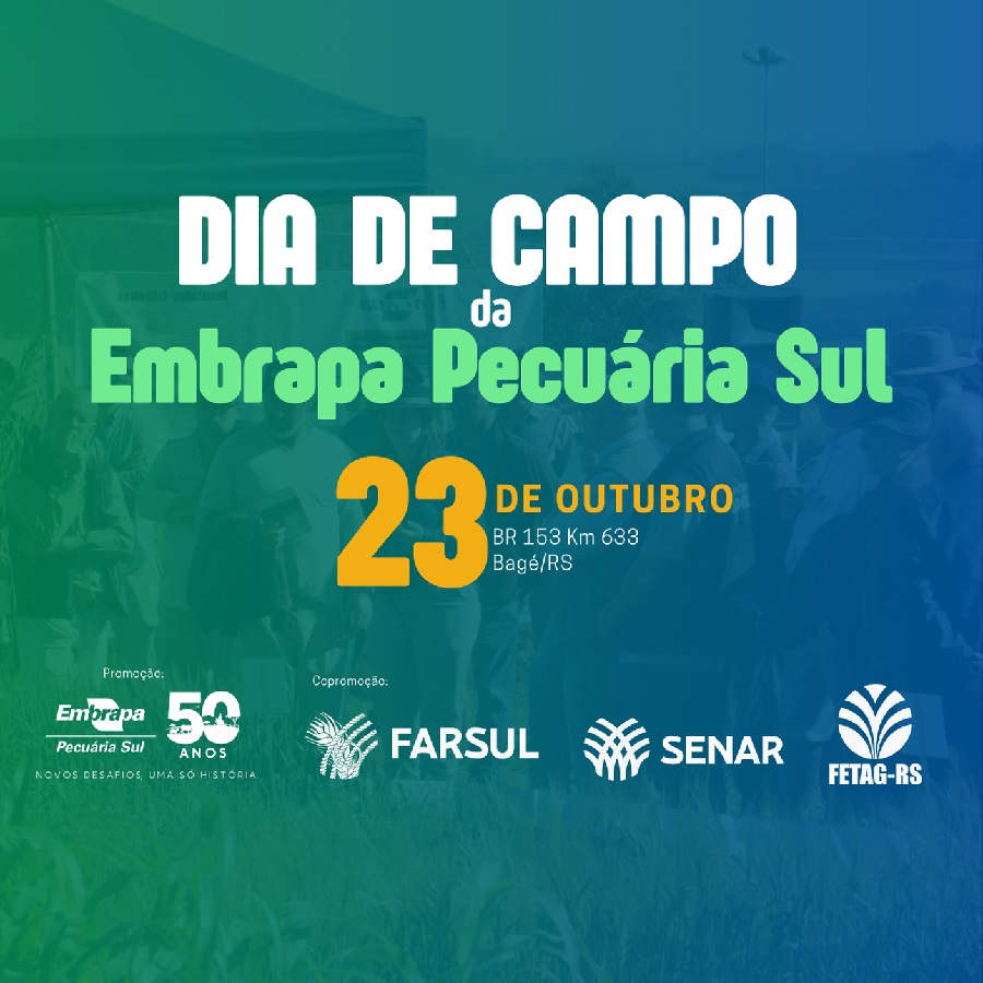 Embrapa Pecuária Sul abre inscrições para Dia de Campo institucional